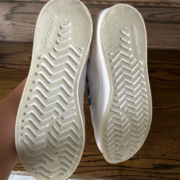 White and blue Adidas Forum Bonega - Picture 3 of 5